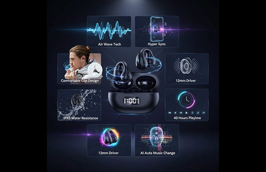 OpenWave Bluetooth Earphones | Lightweight & Stylish Wireless Earbuds