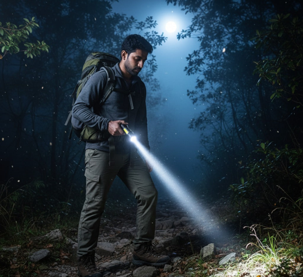 Mini LED Rechargeable Flashlight โ Your Pocket-Sized Powerhouse for Any Adventure