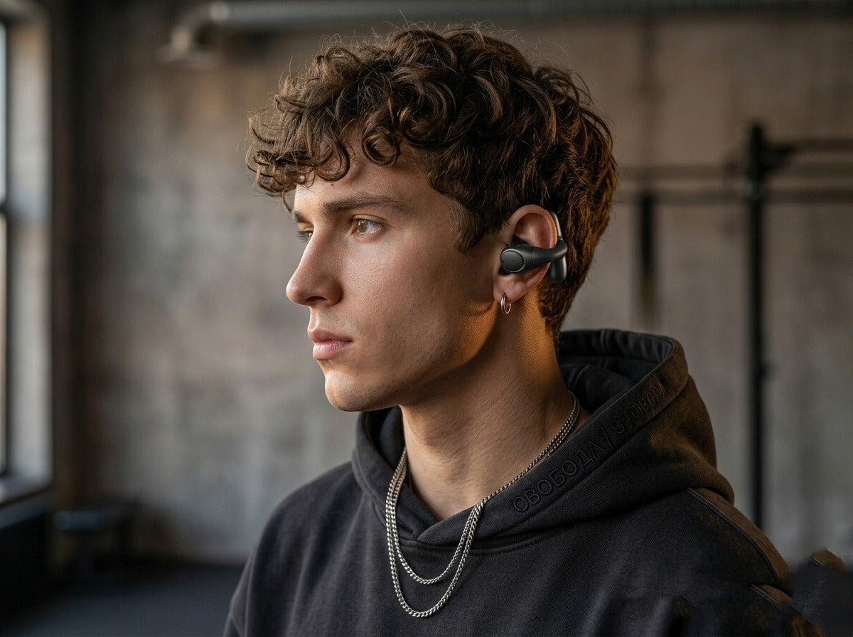 Ctrl8 X33 Open-Ear Bluetooth Headphones with Clip-On Design-GOCC