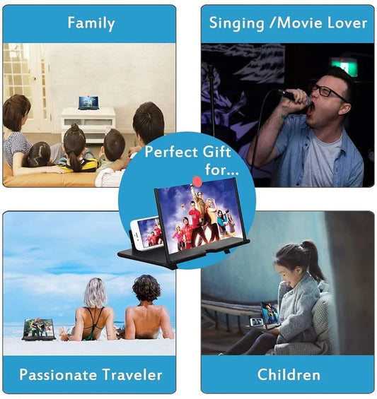 Magnifier Projector Phone Stand Holder Screen Magnifying