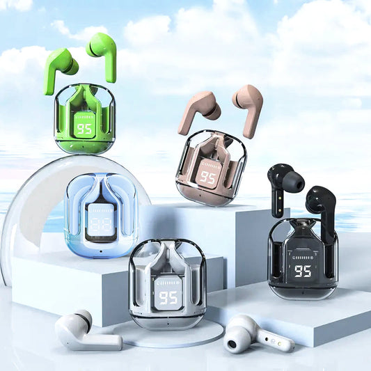 Transparent Wireless Bluetooth Earbuds