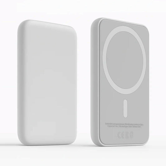 Magnetic Wireless Power Bank | Snap-On Charger for Android & iPhone | 10000mAh Power