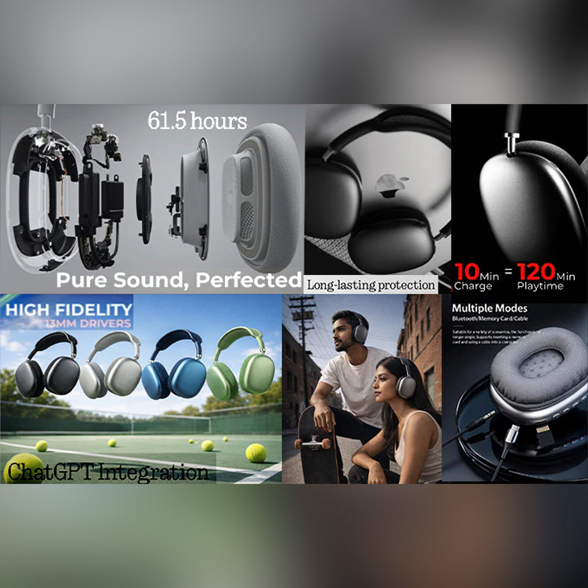 P9 Bluetooth Headphones with Unique Design – GadgetLane