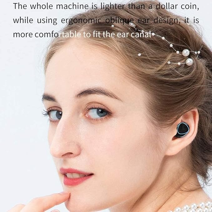 Wireless Bluetooth Earbuds with Noise Reduction & Usable Powerbank