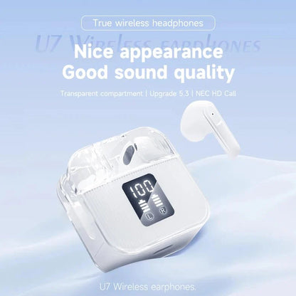 U7 Ultra Stereo Wireless Earbuds with Crystal Clear Audio