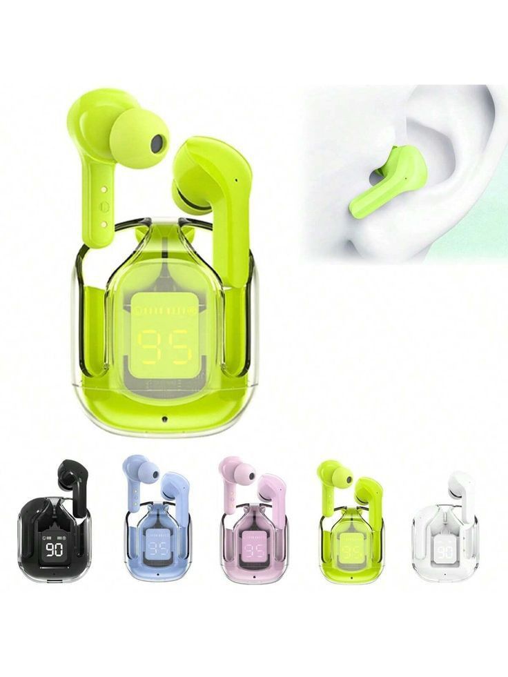 Transparent Wireless Bluetooth Earbuds