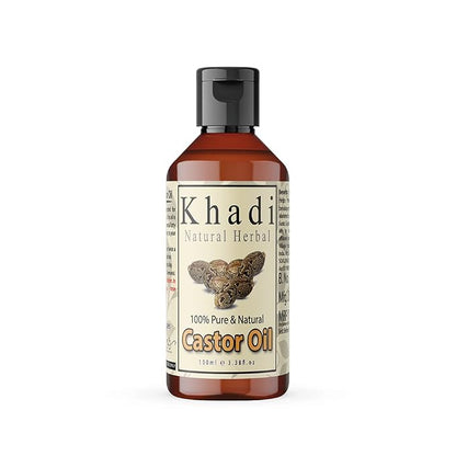 Khadi India Herbal Castor Oil For Hair Growth| 100ml