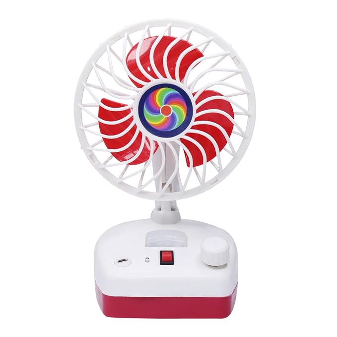 USB Rechargeable Desktop Table Portable Fan For Home Kitchen Office Travelling- GO