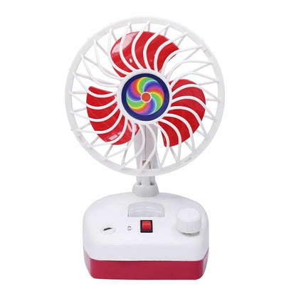 USB Rechargeable Desktop Table Portable Fan For Home Kitchen Office Travelling- GO