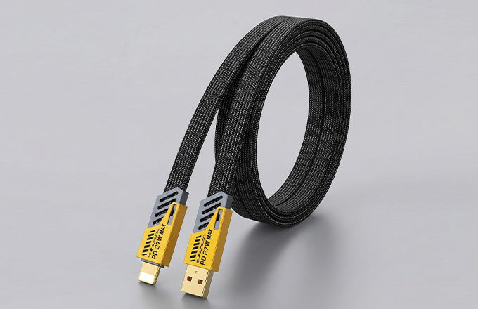 4 in 1 Cable | Gold Plated Ports | Ultra Fast Charging & Data Transfer | Supporting Thunderbolt, Type C, Lightning, Type A for All Phones & Laptop - image 6