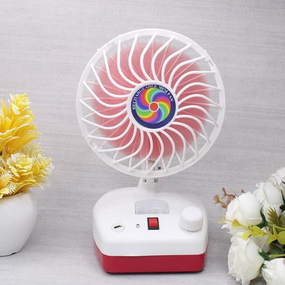 USB Rechargeable Desktop Table Portable Fan For Home Kitchen Office Travelling- GO - image 5