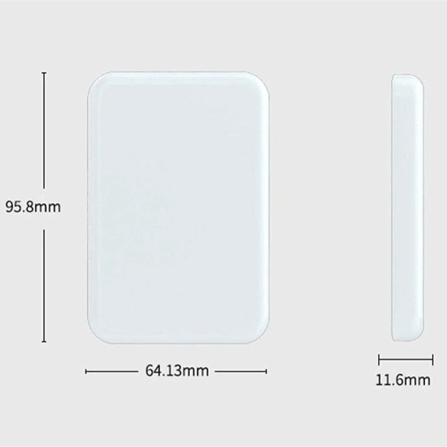 Magnetic Wireless Power Bank | Snap-On Charger for Android & iPhone | 10000mAh Power