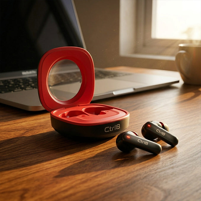 Ctrl8 K7 True Wireless Earbuds with AI ENC