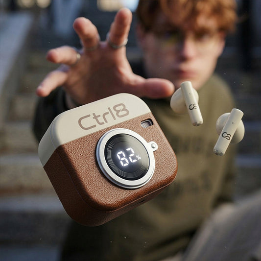 Ctrl8 Q86 Retro Camera Earbuds-P