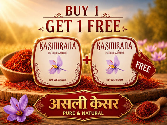 Buy1 Get1 Pure Kashmiri Saffron (Kesar)(0.5 gm each)- MKC