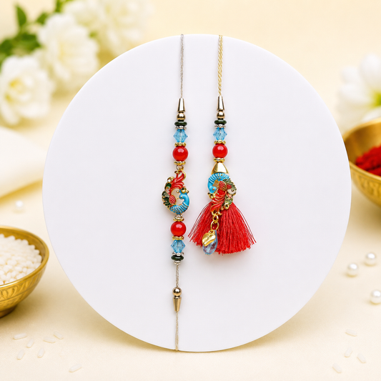 Elegant Peacock Rakhi- MKC
