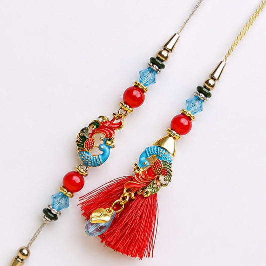 Elegant Peacock Rakhi- MKC