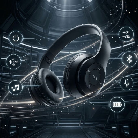 P47 Dual Mode Wireless & Wired Headphones with Mic