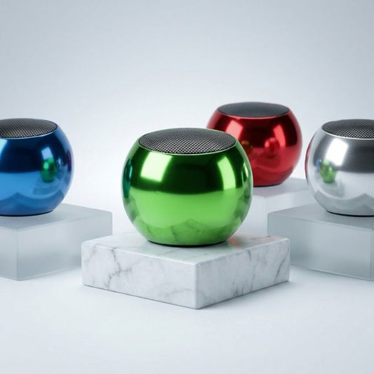 Premium Mini Steel Wireless Speaker with Powerful Surround Sound