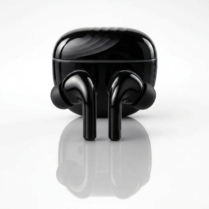 Pure Black Earbuds with Deep Bass, Quad Mic & 48H Playback - @Just Rs. 499/-