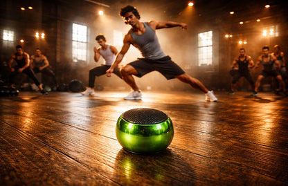Premium Mini Steel Wireless Speaker with Powerful Surround Sound - image 4