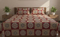 Cotton Double Bedsheet With 2 Pillow Covers