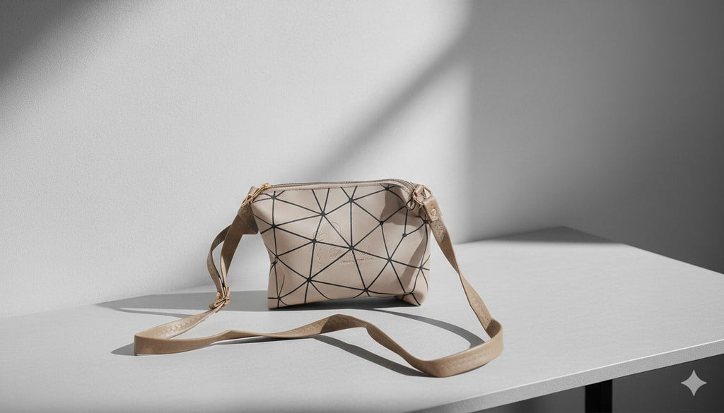 Women’s Diamond Pattern Crossbody Elegance Sling Bag