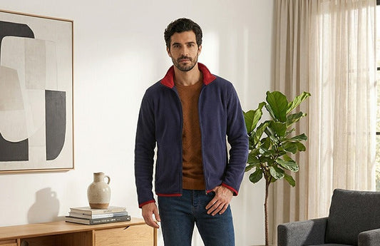 Men's Fleece Jacket _ Pick Any One Color @ Just Rs.499/-