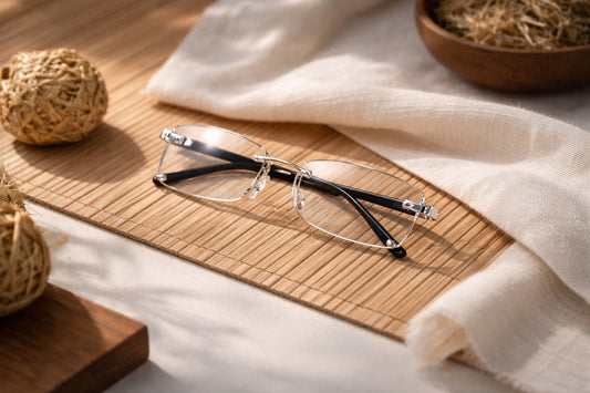 Rimless Adaptive Power Reading Glasses for Clear Vision