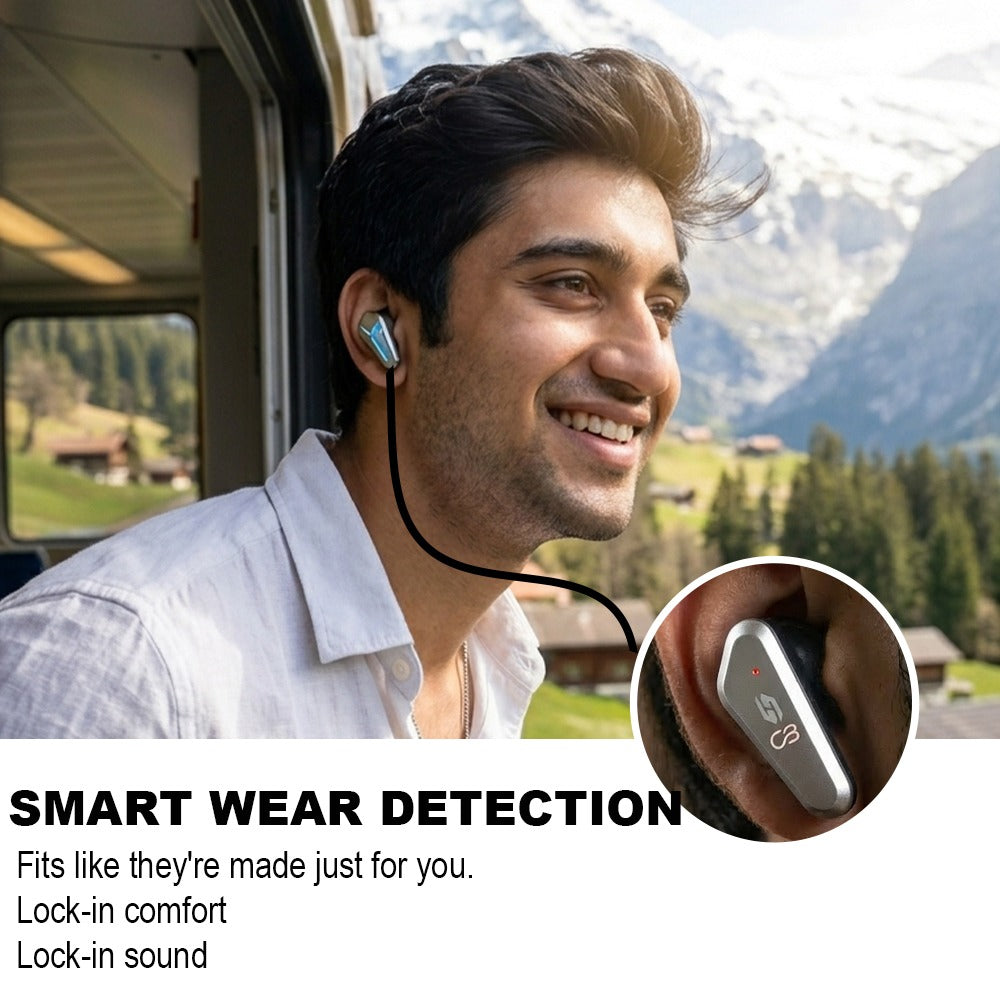 Ctrl8 Wireless Earbuds Semi-in-ear Design TWS Earphones with Stereo Sound Ultra-Low Latency & Colorful Ambient Lights - image 7