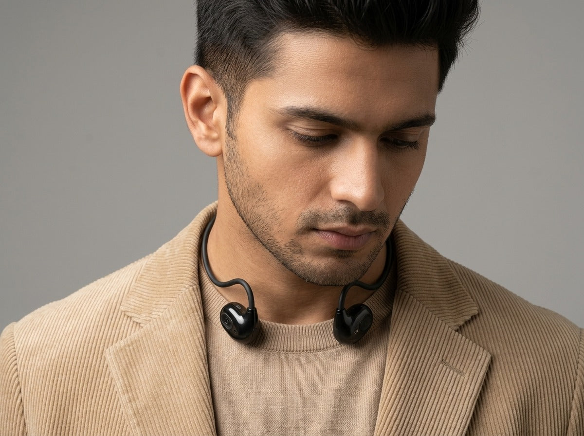 Ctrl8_VV4_Air Conduction Neckband Bone Conduction Open-Ear Wireless Neckband with Mic-GO - image 4