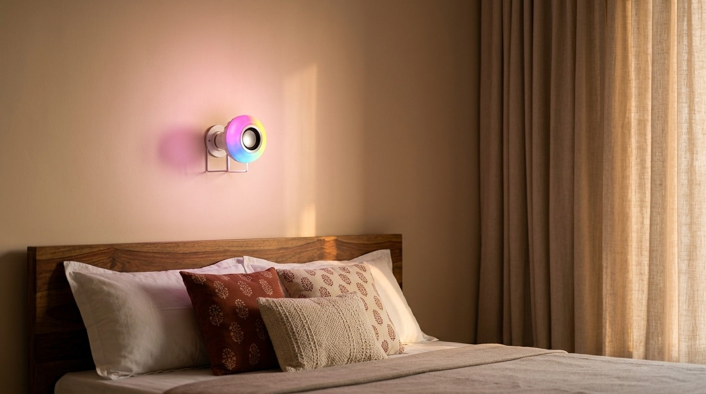 Led Wireless Light Bulb With Speaker | Bluetooth Enabled | Colour Changing Remote Control Access