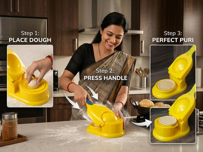 3 in 1 Puri, Kachori, Momo Maker Machine-GOCC