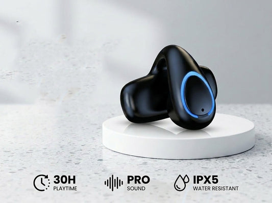 Ctrl8 X33 Open-Ear Bluetooth Headphones with Clip-On Design-GOCC