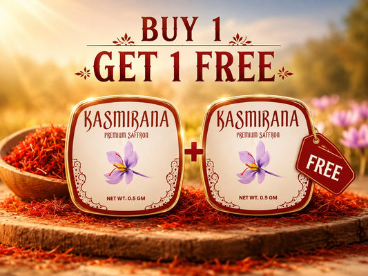 Buy1 Get1 Pure Kashmiri Saffron (Kesar)(0.5 gm each)- MKC
