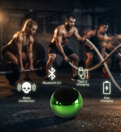Premium Mini Steel Wireless Speaker with Powerful Surround Sound - image 6