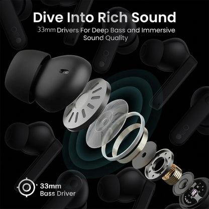 CMT Ultra Pro Earbuds with Active Noise Cancellation & HD Sound