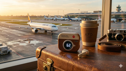 Retro Camera Design Portable Hi-Fi Bluetooth Speaker with TWS Wireless Earbuds (Brown) - image 2