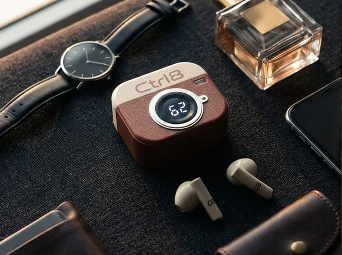 Ctrl8_Q86_Retro Camera Design Portable TWS Wireless Earbuds-G0 - image 5