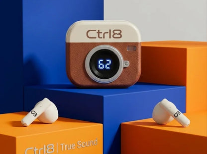 Ctrl8_Q86_Retro Camera Design Portable TWS Wireless Earbuds-G0 - image 6
