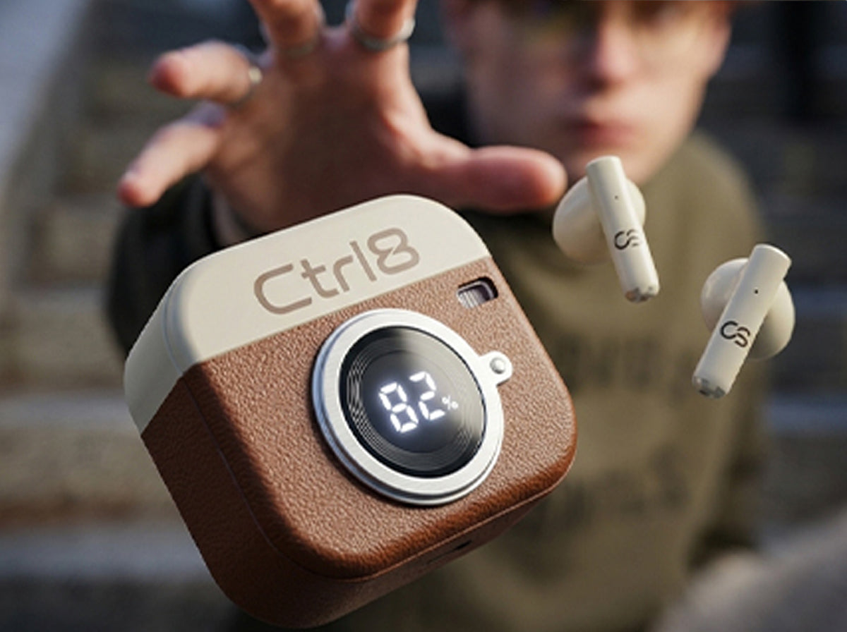 Ctrl8_Q86_Retro Camera Design Portable TWS Wireless Earbuds-G0 - image 8