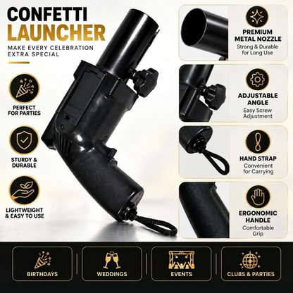 Premium Handheld Confetti Launcher – Party Celebration Popper