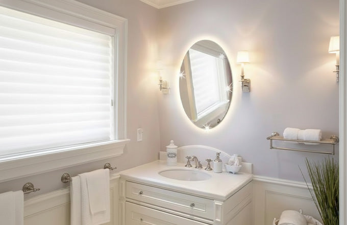 CrystalView Oval Wall Mirror