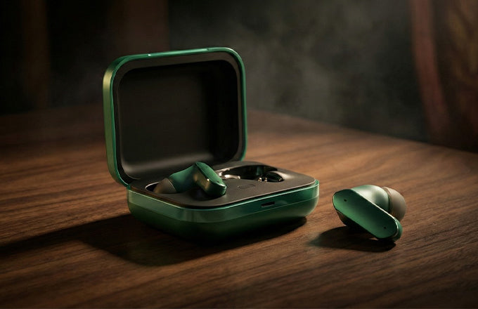 Buds Air 7 Pro ,11mm+6mm Dual-dac Driver,48 Hrs Playtime,53 dB ANC,LHDC,45Ms Low Latency,360° Spatial Audio,IP55 Dust & Water Resistant,BT 5.4 (Racing Green)